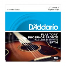 D`ADDARIO EFT16 FLAT TOPS LIGHT 12-53