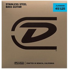 DUNLOP DBFS45125 STAINLESS STEEL FLATWOUND BASS 45-125
