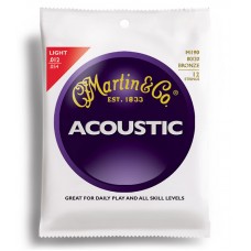 MARTIN M190 Traditional Acoustic 80/20 Bronze Light 12-String (12-54)