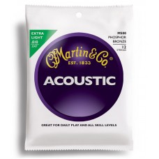 MARTIN M500 Traditional Acoustic 92/8 Phosphor Bronze Extra Light 12-String (10-47)