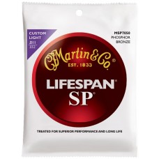 MARTIN MSP7050 SP Lifespan 92/8 Phosphor Bronze Custom Light (11-52)