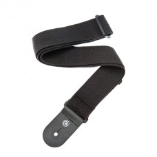 PLANET WAVES PW50CT00 Cotton Guitar Strap, Black