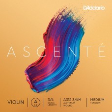 D`ADDARIO A312 3/4M Ascenté Violin String A 3/4M,4/4М